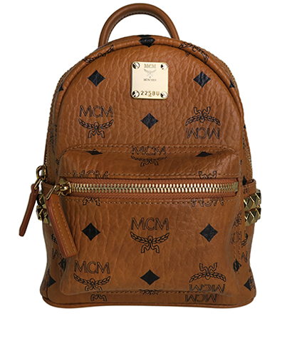 MCM Stark Backpack with side studs (mini), front view